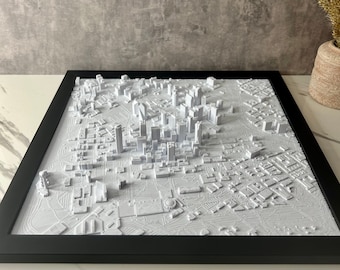 3D Printed Dallas Wall Art