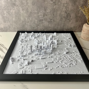 3D Printed Dallas Wall Art