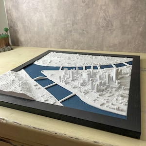 3D Printed Pittsburgh Wall Art