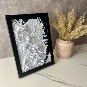 3D Printed Boston Wall Art image 4