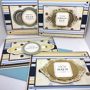 Male Handmade Greeting Cards - Special Guy - Cards for Him - Husband - Brother - Son - Masculine - Handmade - Cards
