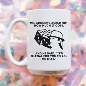 Ich denke, du solltest mit Tim Robinson BRIANS Hut-Skizzen-Kaffeetasse | Lustige Kaffeetasse | Glaswaren Wohndekor