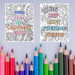 Printable Coloring Sheets, Swear Coloring Pages, Adult Coloring Pages printable, Swear Word Coloring Page, Funny Coloring Pages