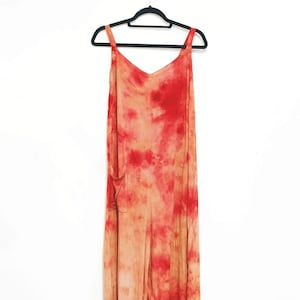 Tie-Dye Rayon Jumpsuit *Carnelian*
