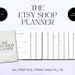 Etsy Shop Printable Planner A4 PDF File SEO Planner Business Planner ...