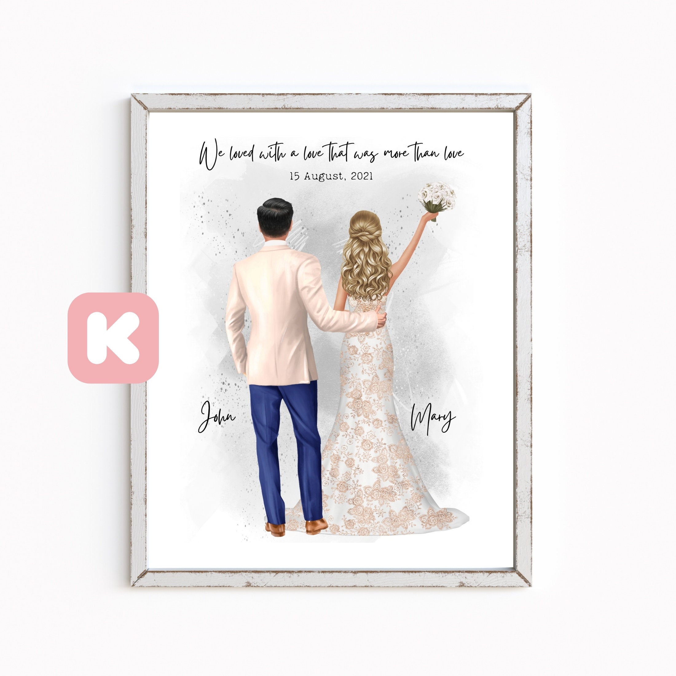 Wedding Gift for Bride and Groom Personalized Gift for Etsy