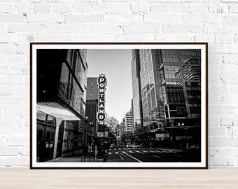Arlene Schnitzer Concert Hall Portland Marquee – Portland Oregon Wall Art