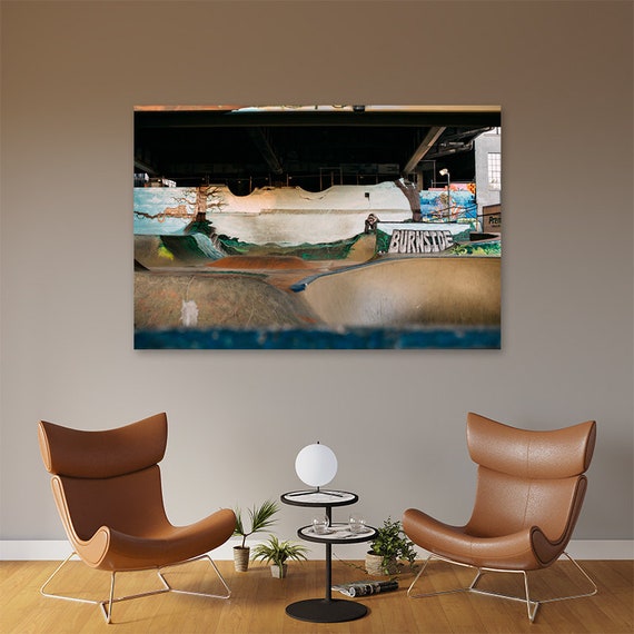 Burnside Skatepark Portland – Urban Skate Culture Wall Art