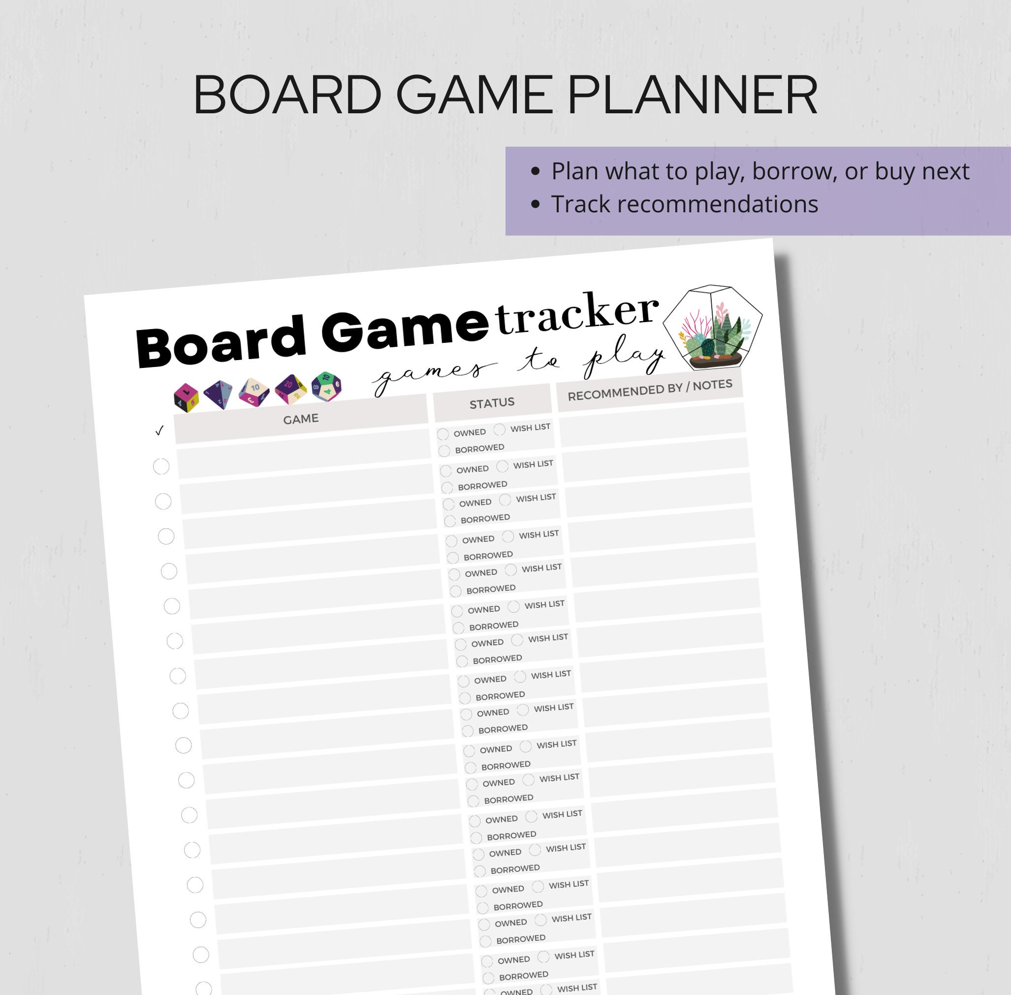 Board Game Stats – Play tracking, collection management and score