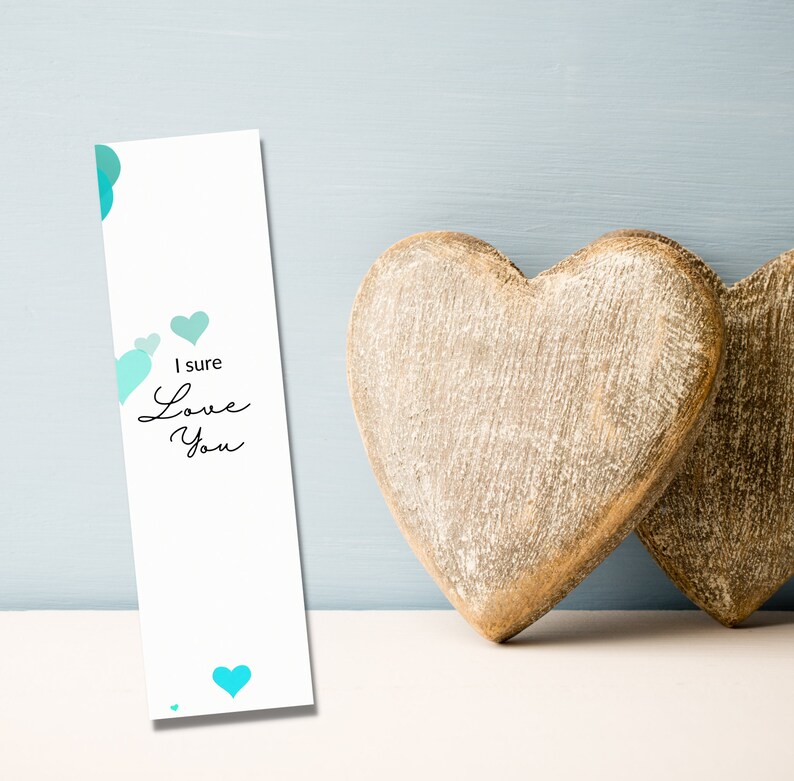 Printable Love Bookmarks, Cute Romance Bookmarks to Say, i Love You ...