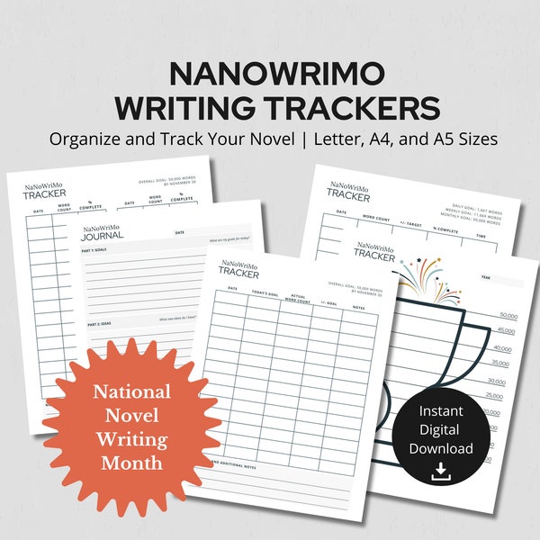 Nanowrimo - Etsy