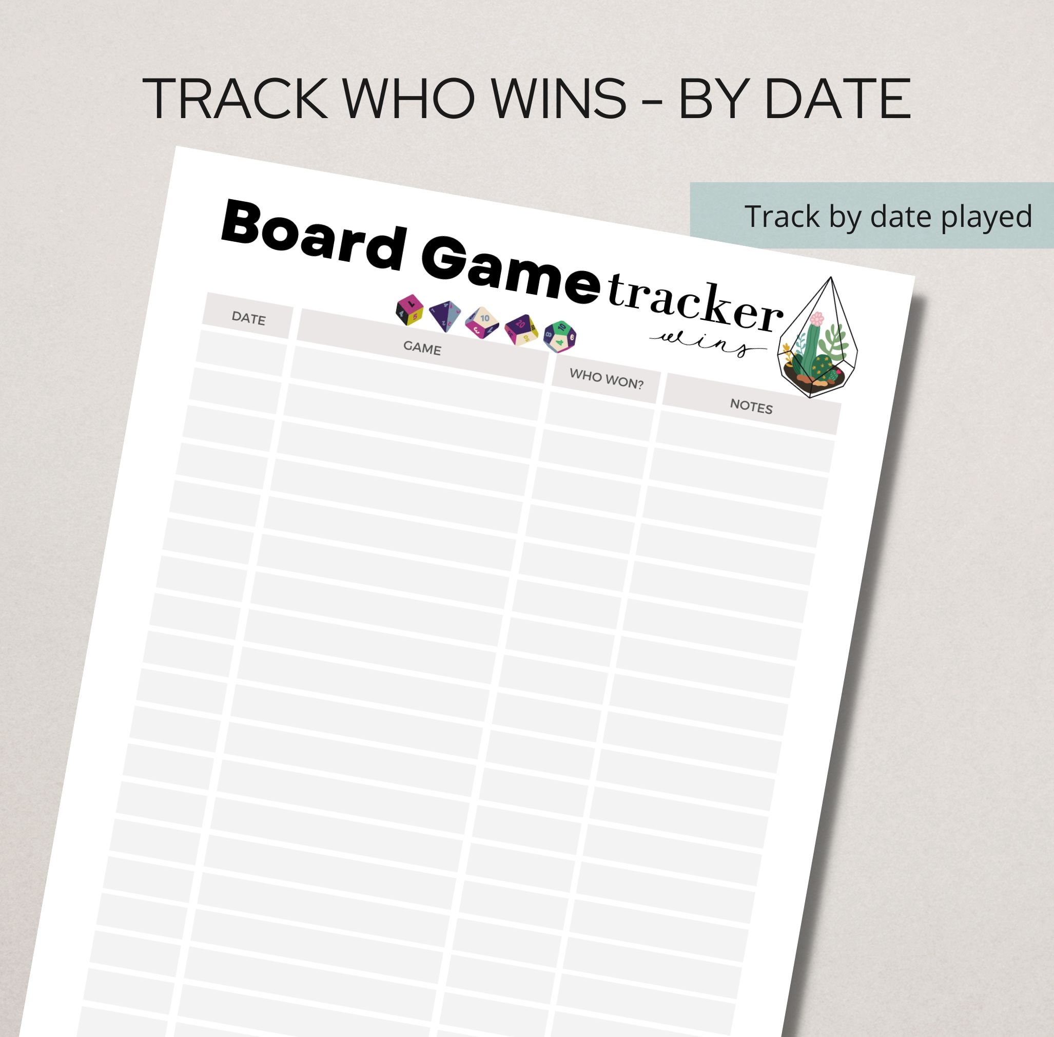 Board Game Stats – Play tracking, collection management and score