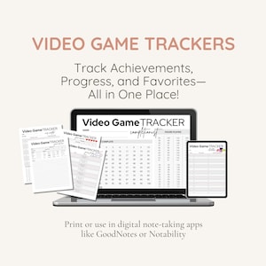 Videogametrackers: gameplanner om games te beoordelen en te beoordelen, voortgang, dagelijkse taken, prestaties, verlanglijst, verzamelobjecten en meer bij te houden