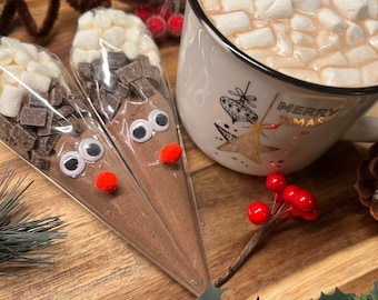 Christmas Hot Chocolate Homemade Geschenkidee Adventskalender Nikolaus Weihnachtsgeschenke Kollegen Postboten Weihnachtsdeko wichtelgeschenk