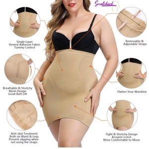 Seamless Romper Shapewear For Women With Detachable Straps, Strapless Tummy  Control Tight Underwear