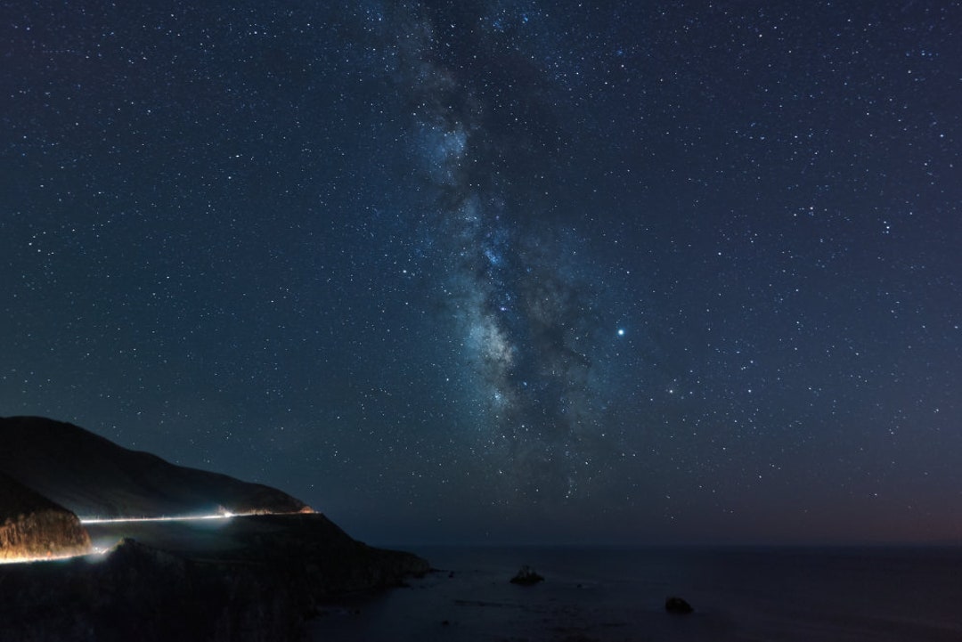 Milky Way by Bixby Creek Bridge, Big Sur - Etsy