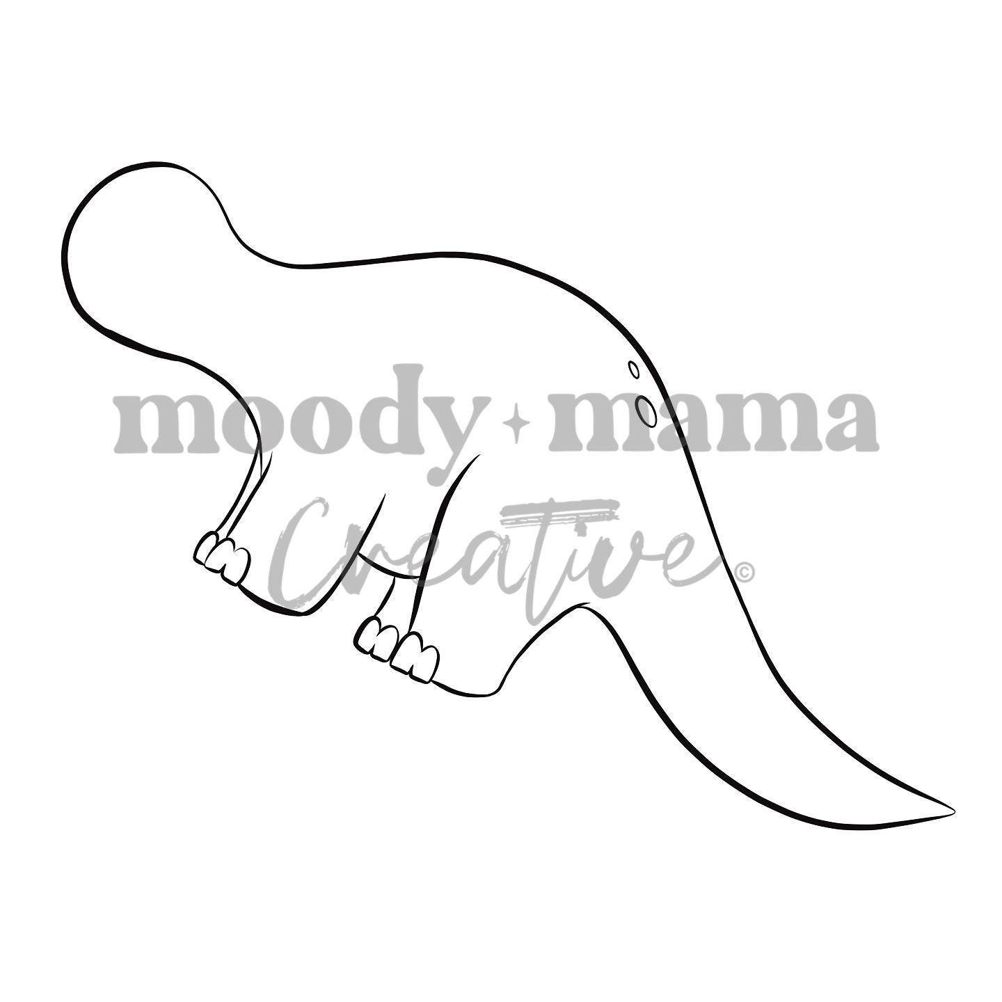 Dinosaur Procreate Stamps Set, Dino Brushes for Procreate, Template for ...