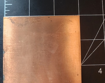 Raw Copper Blanks #304-Large Square 3 x 3"