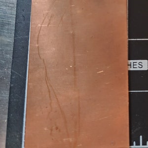 Plaques brutes en cuivre n° 302 -5 x 2 1/2&quot;-Grand rectangle