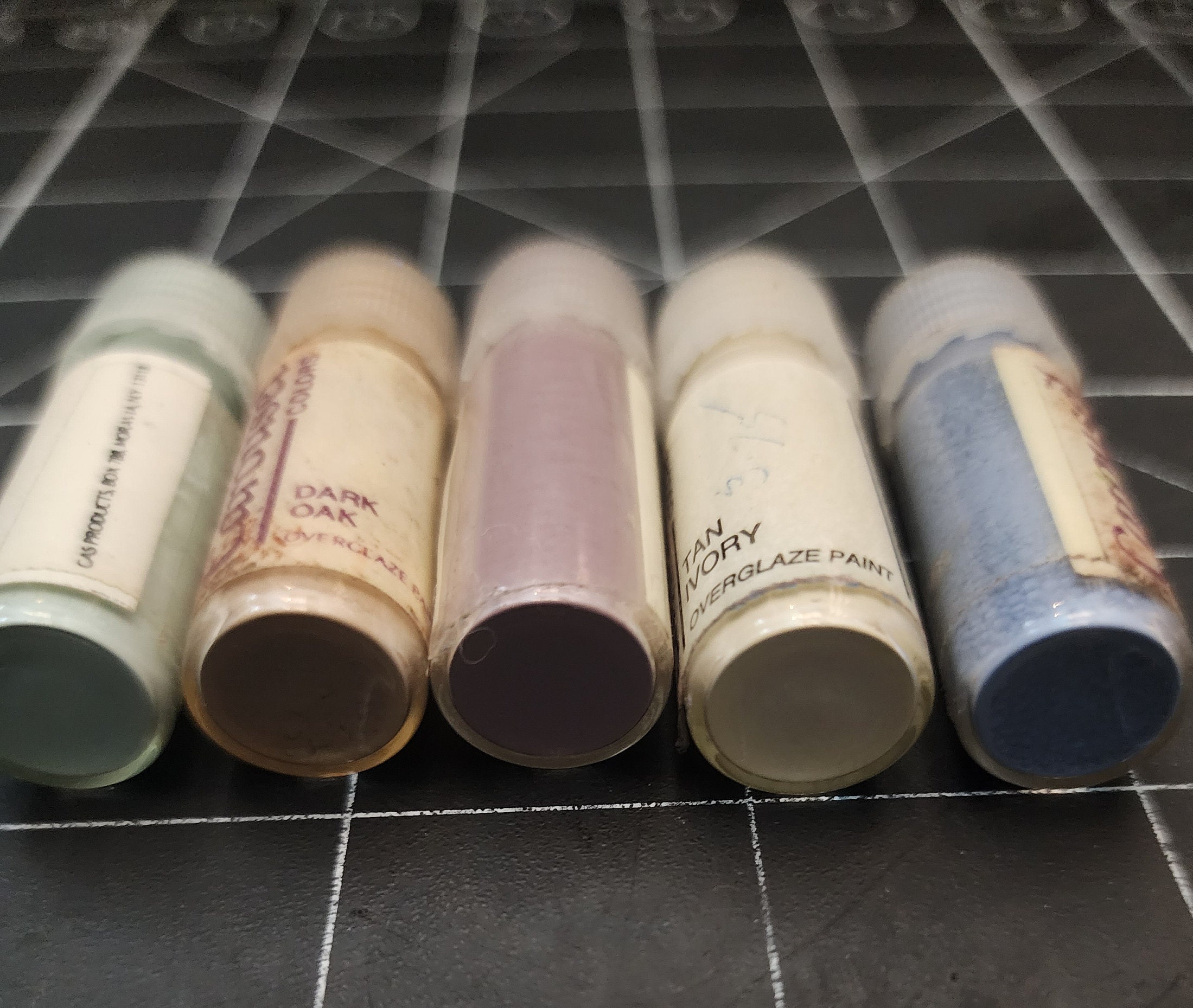 希少Painting on China お値下しました Lot #037 Vintage China Paints, Great Colours Use as