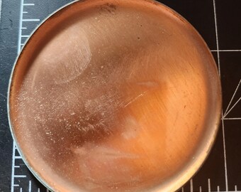 Raw Copper Blanks #207- Ring Bowl or Trinket Dish - Shallow