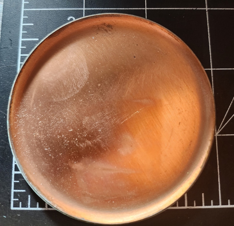 Raw Copper Blanks 207 Ring Bowl or Trinket Dish Shallow image 1
