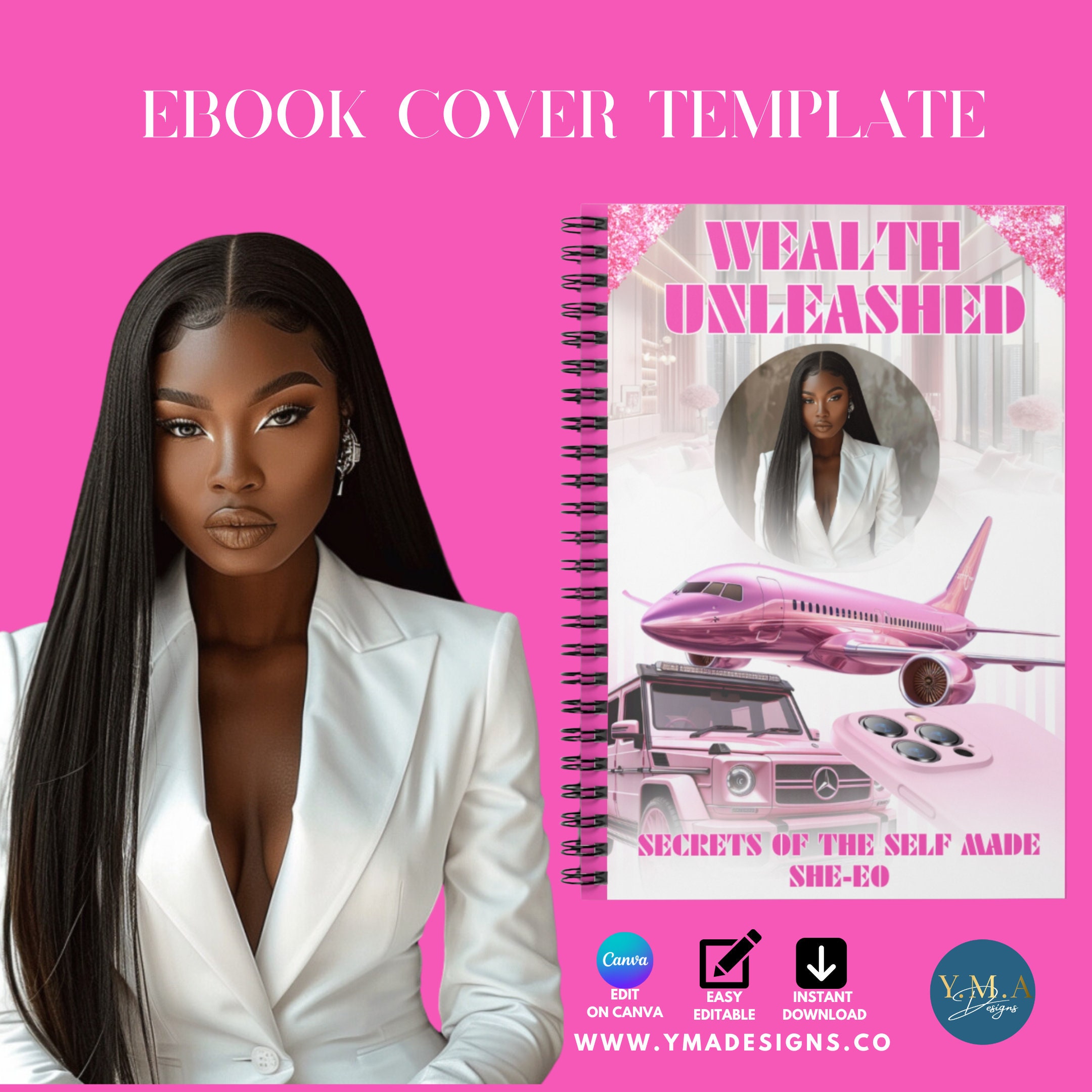 Digital Product Ebook Cover, DIY Ebook Cover, DIY White Label, PLR