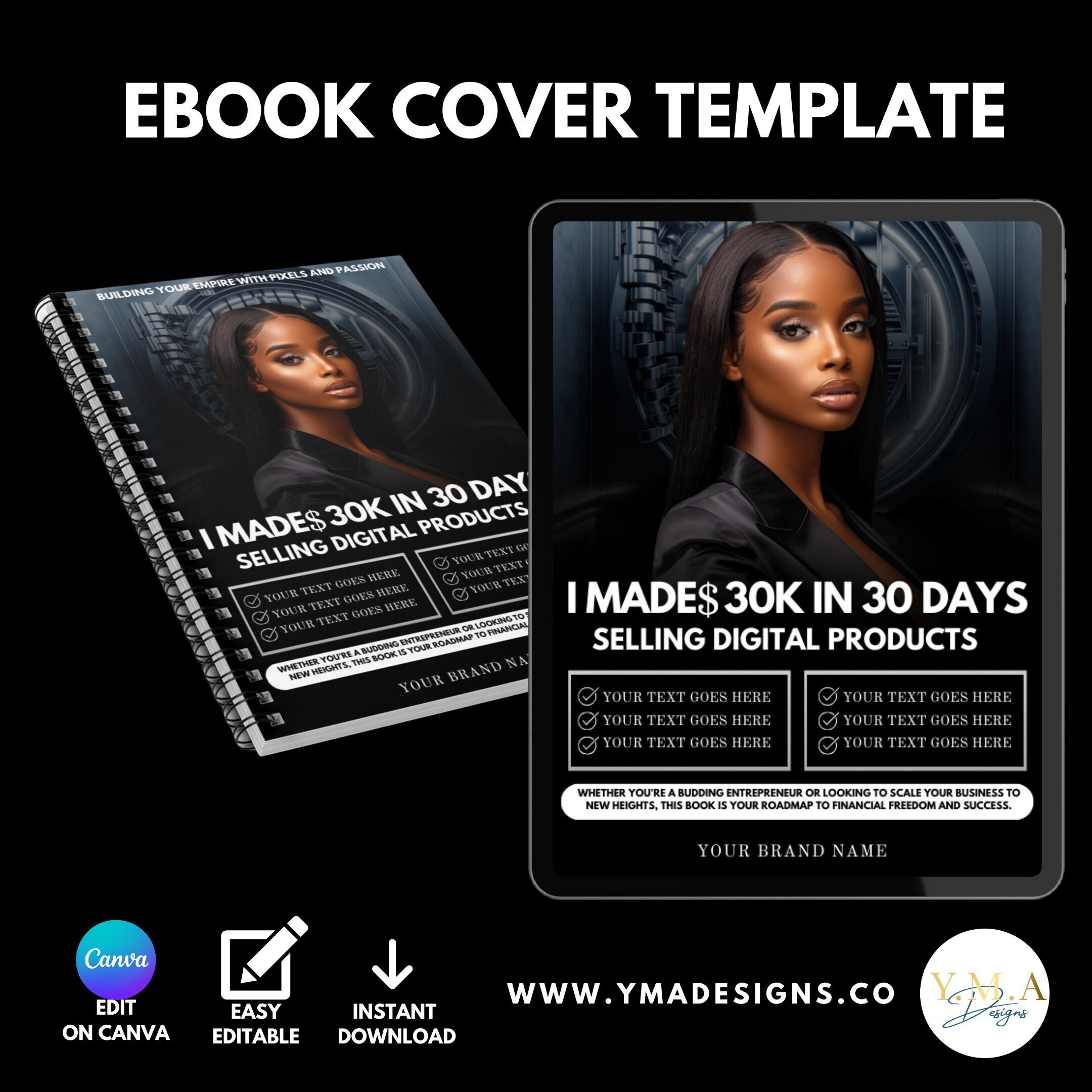 Digital Product Ebook Cover,diy Ebook Cover, DIY White Label, PLR Ebook