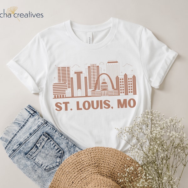 St Louis T-Shirt - Missouri Tee St Louis Shirt - St Louis Tshirt - Missouri Crewneck Sweater- Cardinals T-Shirt MO