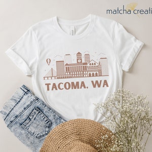 Tacoma Washington T shirt | City Outline Shirt | Washington Shirt | Tacoma  WA | Washington Tee | Washington State | Washington Gift Travel