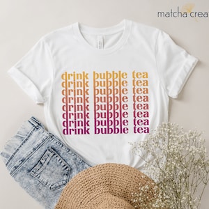 Boba Drink Lover Shirt  | Bubble Tea Gift | Kawaaii Party T-Shirt | Japanese Culture Outfit | Harajuku Tee | Milk Tea Clothing | Anime Lover