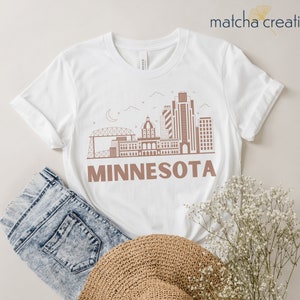 Camisas del Estado de Minnesota / Camisa del Mapa del Estado de Minnesota / Regalos de Viaje de Minnesota / Ropa de Minnesota / Sudadera de Minnesota / Ropa de Minnesota