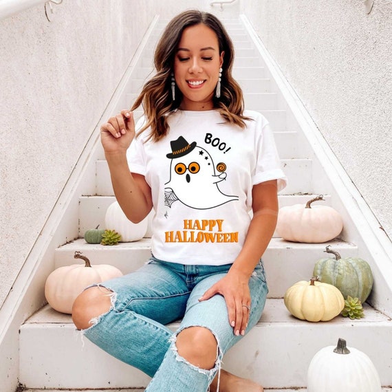 Happy Halloween Tee Shirt Happy 
