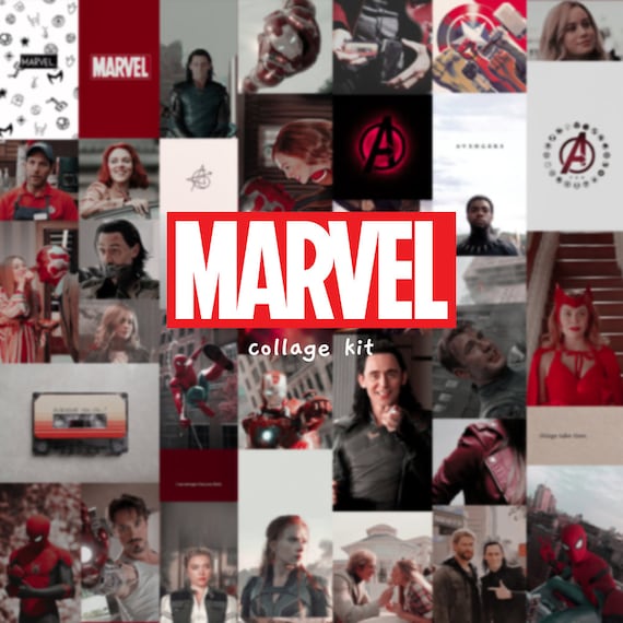 Marvel Avengers Wall Collage Kit Etsy