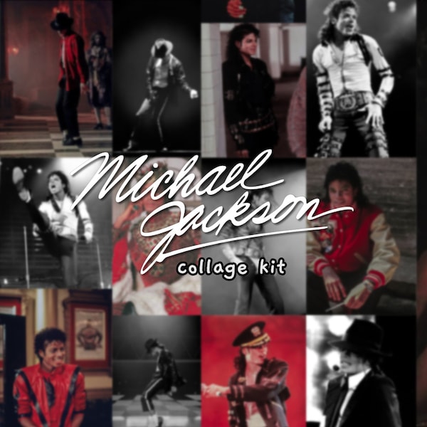 michael jackson wall collage kit [digital]