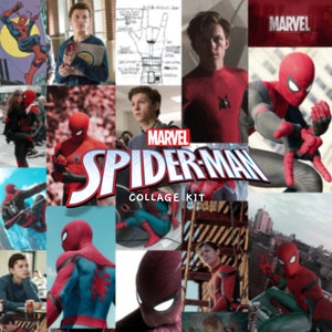 spiderman wall collage kit [digital]