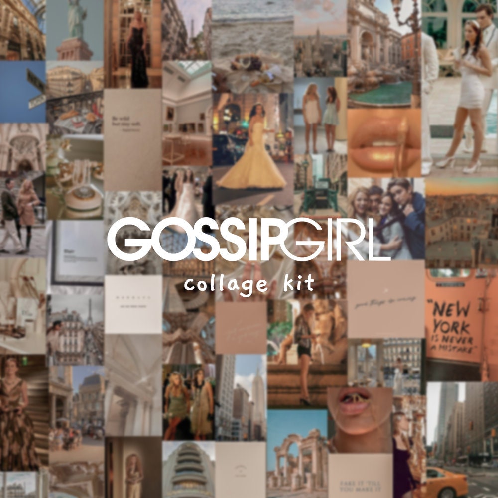 Gossip Girl Wall Collage Kit digital Only Etsy