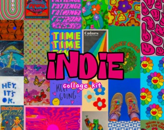 indie wall collage kit [digital]