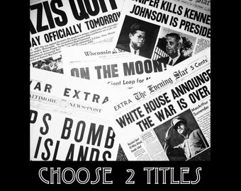 CHOOSE 2! - Complete Historical Newspaper Reprints