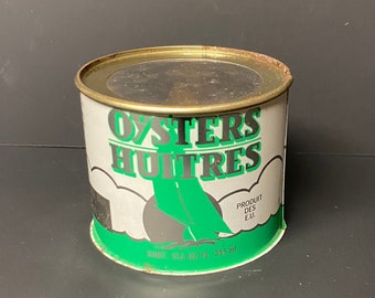 Oyster Huîtres Tin Can - 12.5 oz - Nanticoke, MD