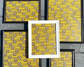 Cigar Box Band Framed Art - El Moriso Primera Clase