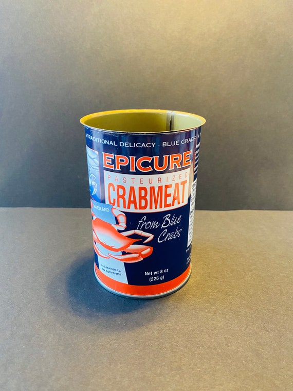 Epicure Maryland Crab Meat Tin Etsy