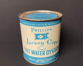 Phillip's Jersey Cape Oysters Tin - 1 pt.