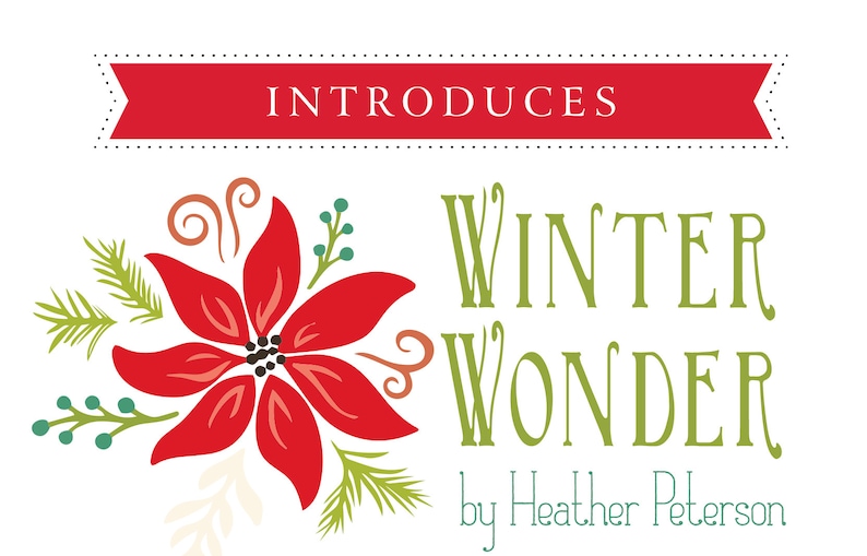 Winter Wonder Chex Mix Quilt Kit by Heather Peterson for Etsy