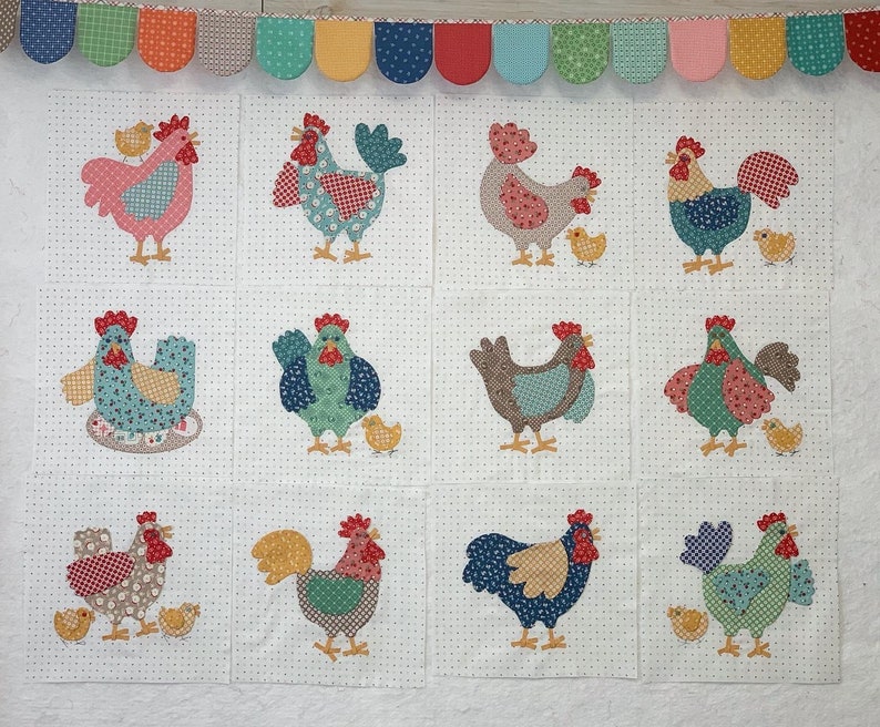 Chicken Salad Quilt Kit Cook Book Collection by Lori Holt Etsy