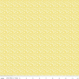 Sunshine and Dewdrops fabric yardage | Floral quilting fabric | By Sandy Gervais for Riley Blake | High quality quilting cotton | C11975