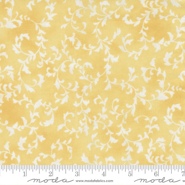 Summer Breeze 2023 fabric yardage | Sold by the half yard | Floral scrolls / blenders quilting fabric | By Moda Fabrics | 33686 12