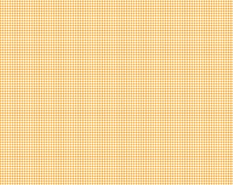 Bee Ginghams fabric sold by the half yard | "Melanie" gingham in DAISY BEE | By Lori Holt of Bee in my Bonnet for Riley Blake | C12561