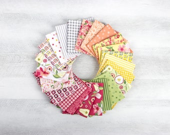 Clearance sale/ marked down | Orchard Fat Quarter bundle | 24 pieces | By Jill Finley of Jillily Studio for Riley Blake | Store cut