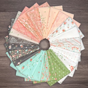 Abloom fat quarter bundle | 23 pieces + optional panel | By Corey Yoder / Coriander Quilts for Moda Fabrics | STORE CUT